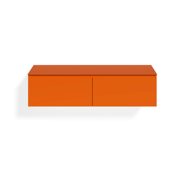 designer sideboard orange